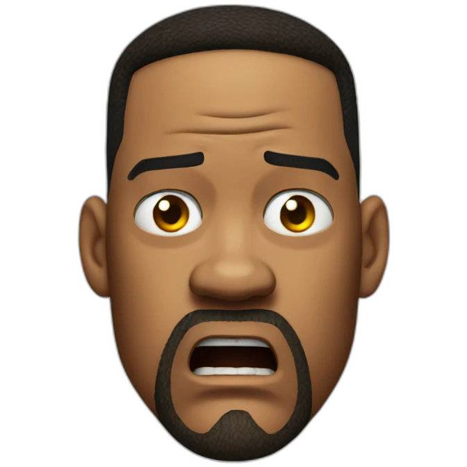 will smith angry head emoji