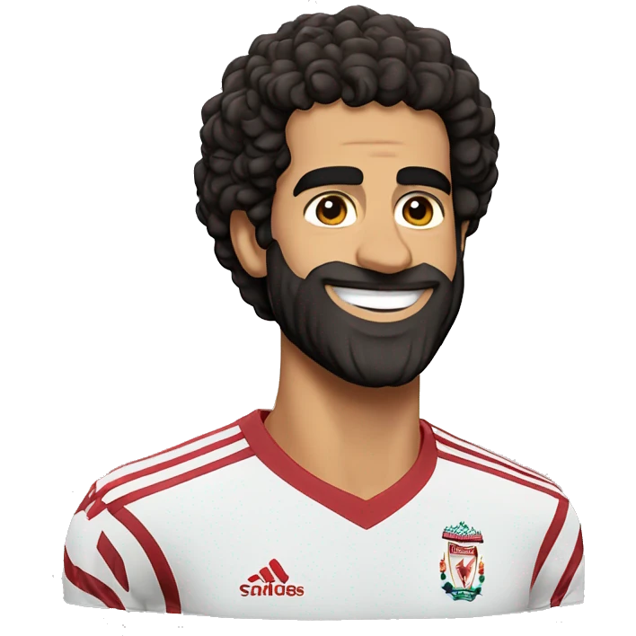 the footballer Mohamed Salah emoji