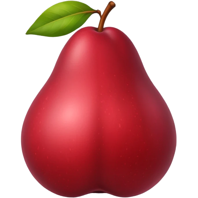 red Pear emoji