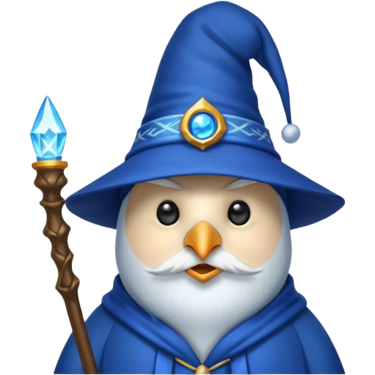 Penguin Wizard emoji