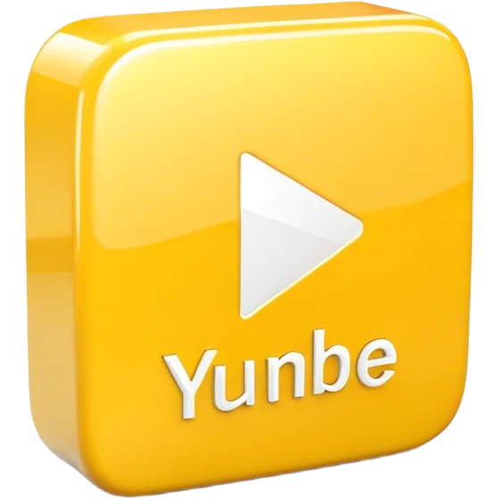 yellow icon youtube  emoji