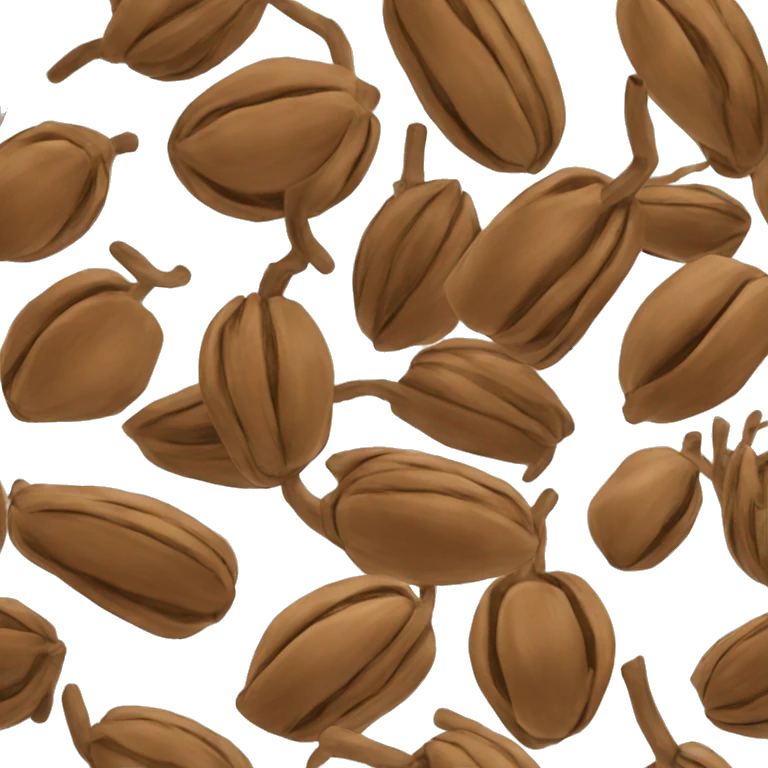 Seed pods brown emoji