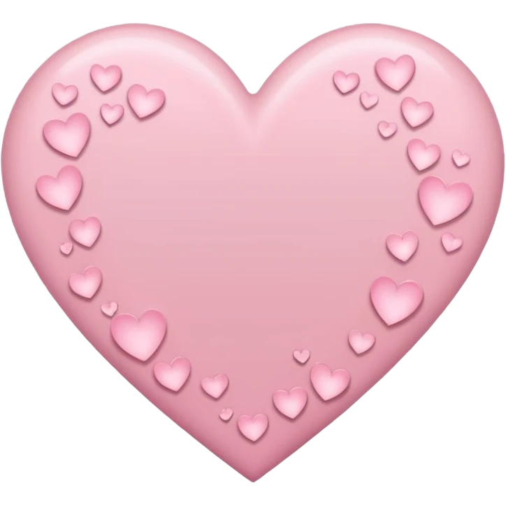 pink heart emoji with subtle sakura petal texture emoji