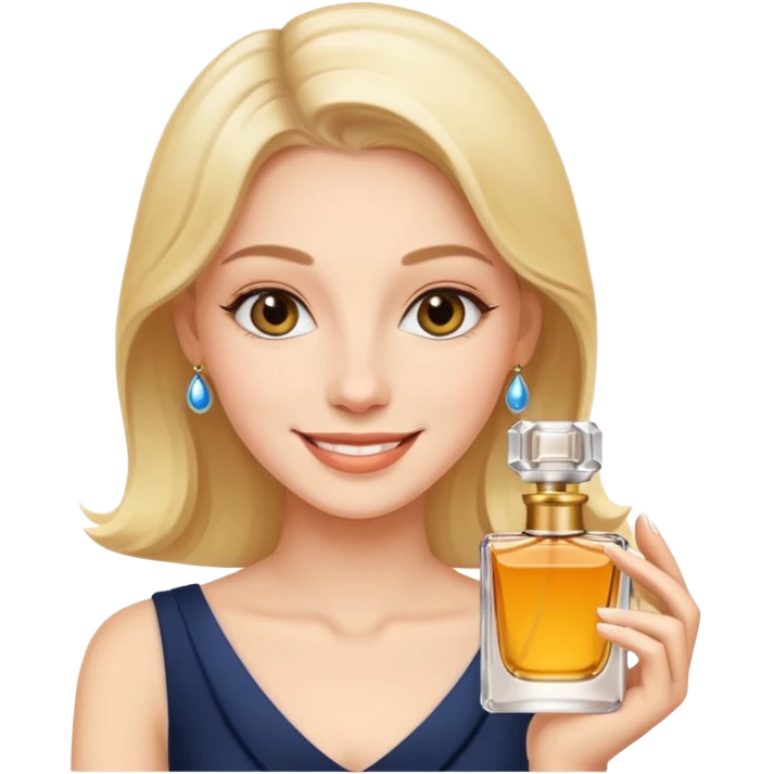 woman wearing perfume emoji