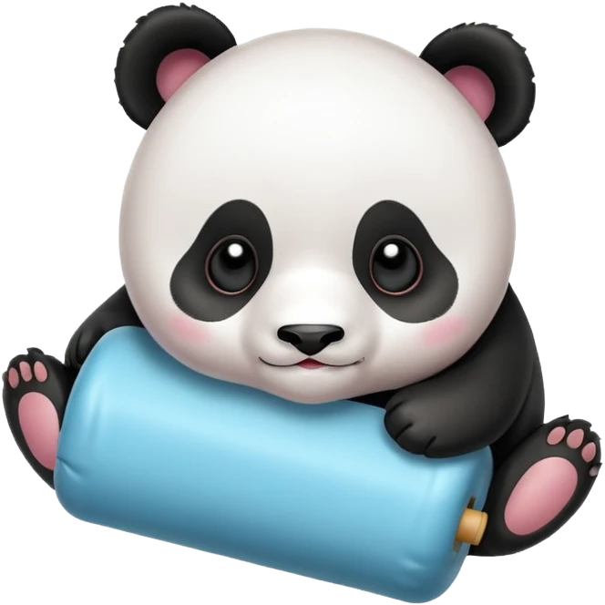baby panda rolling  emoji