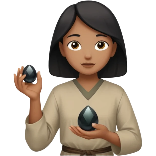 I want an emoji to use for mental wellness in a mystical setting. I want to reference an object that symbolizes the term "Clarity Seeker". It should be relaxing and calm in nature. emoji