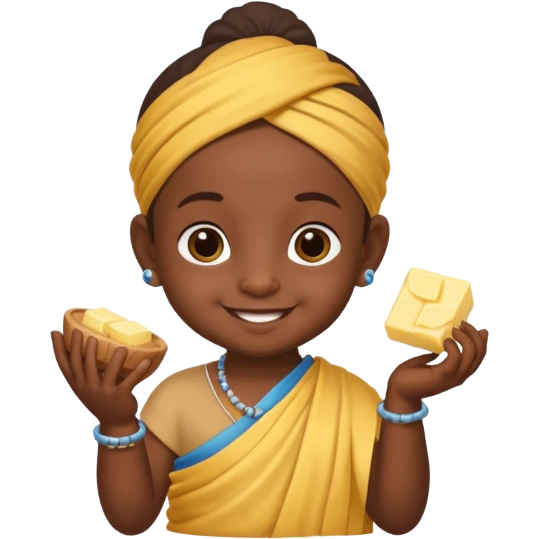 Naughty baby krisna emoji