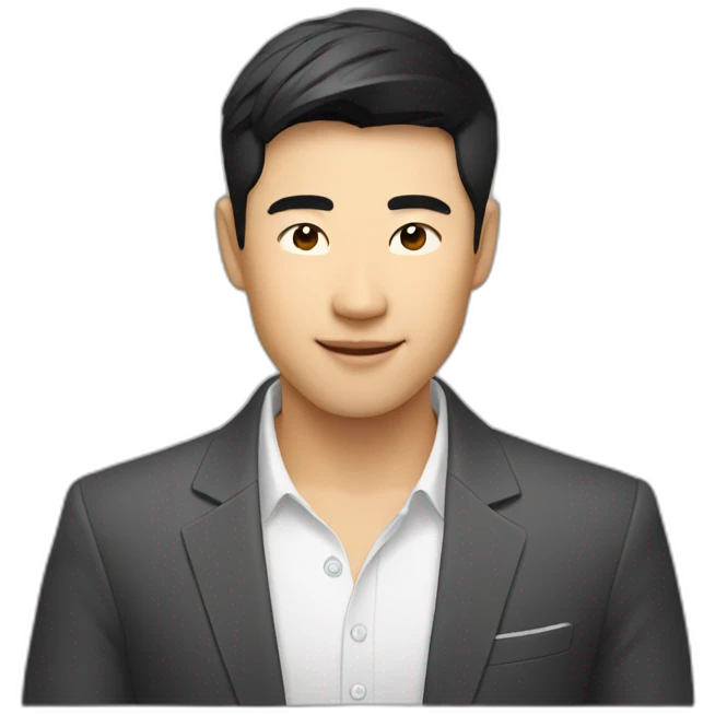 Handsome Asian men who love drink alcohol  emoji