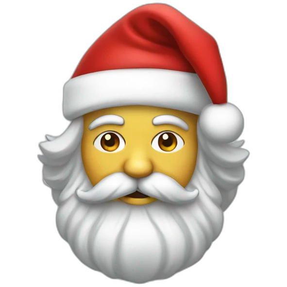 karl marx with a santa hat emoji