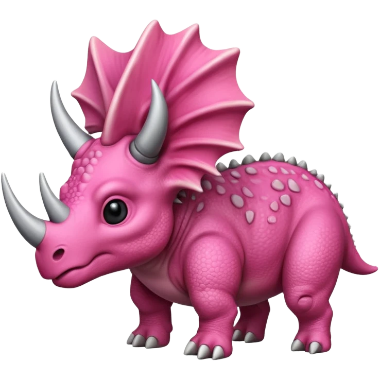 Pink triceratops  emoji