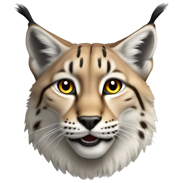 Lynx with big exclamation mark emoji