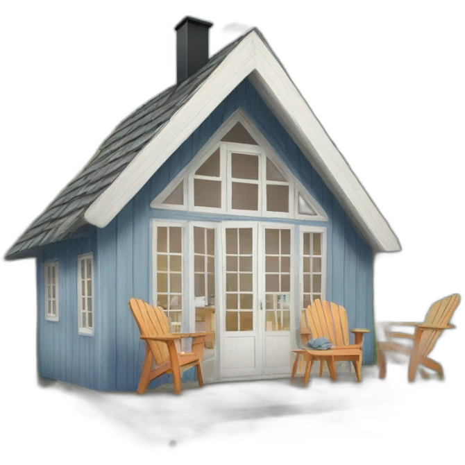 scandinavian summer house emoji
