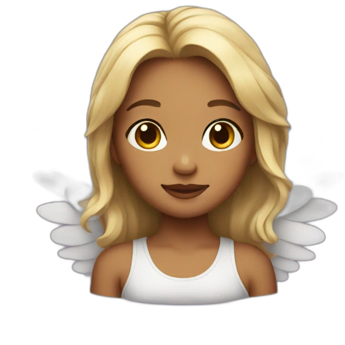 The girl with wings emoji