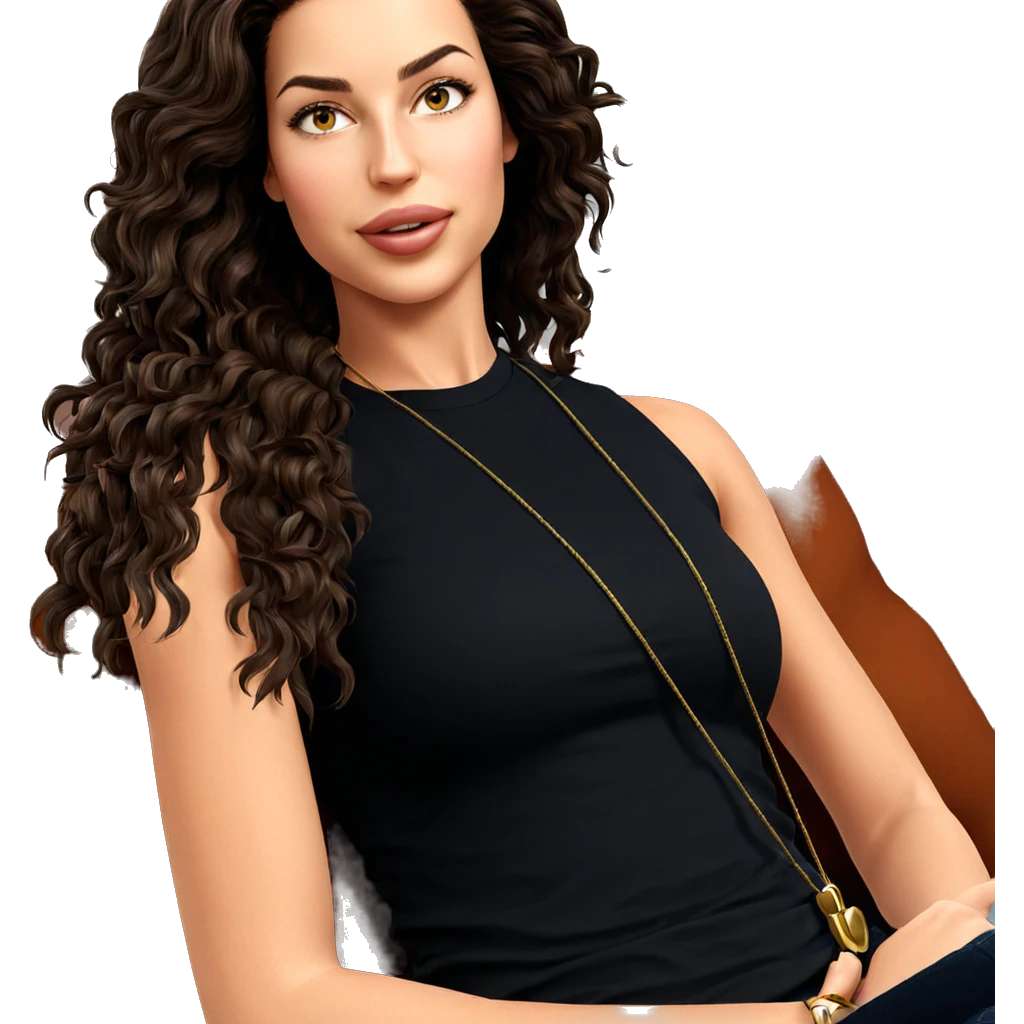 realistic portrait of girl emoji