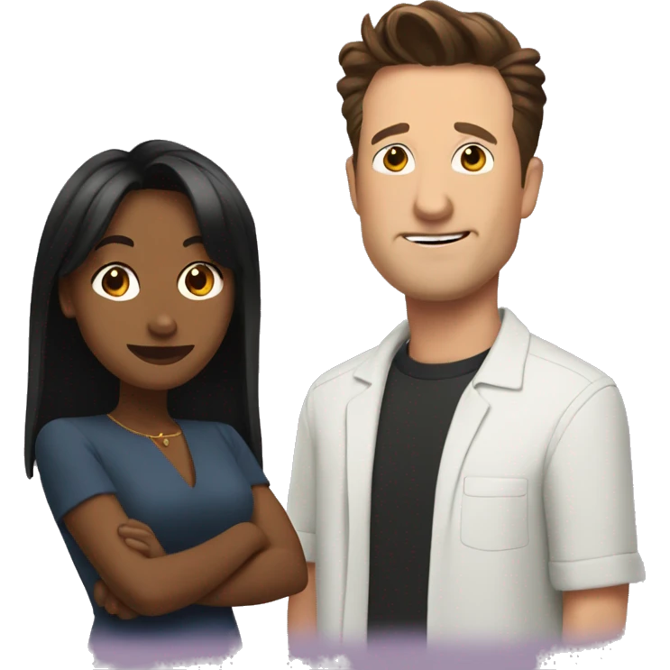 Monica and Chandler emoji