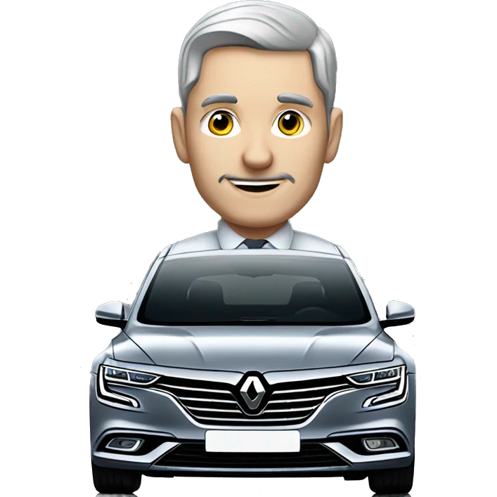 Man stay on Renault Talisman emoji