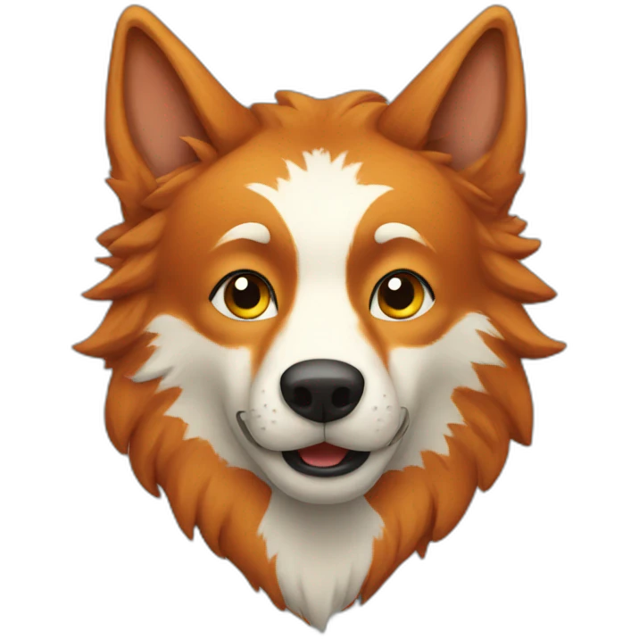 ginger wolf emoji