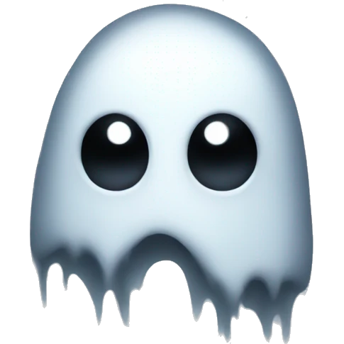 AI ghost emoji
