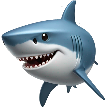 Shark in a sports headband plays sports  emoji