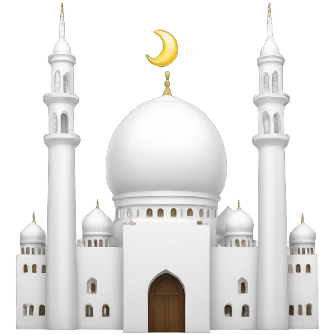 White mosque emoji