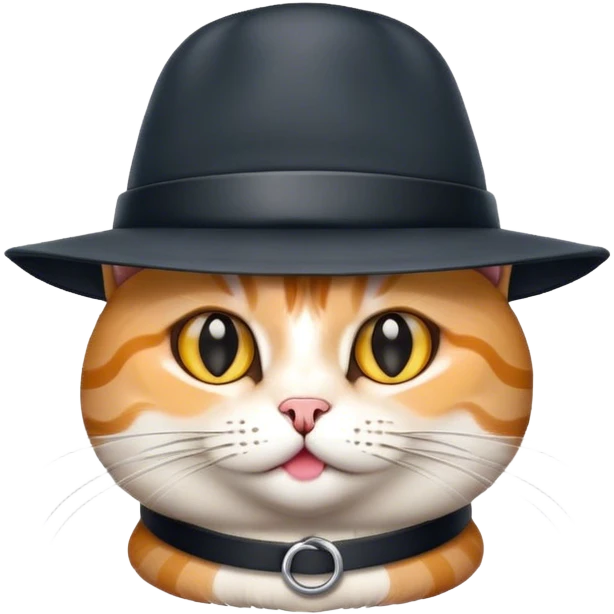 cat wearing a hat emoji