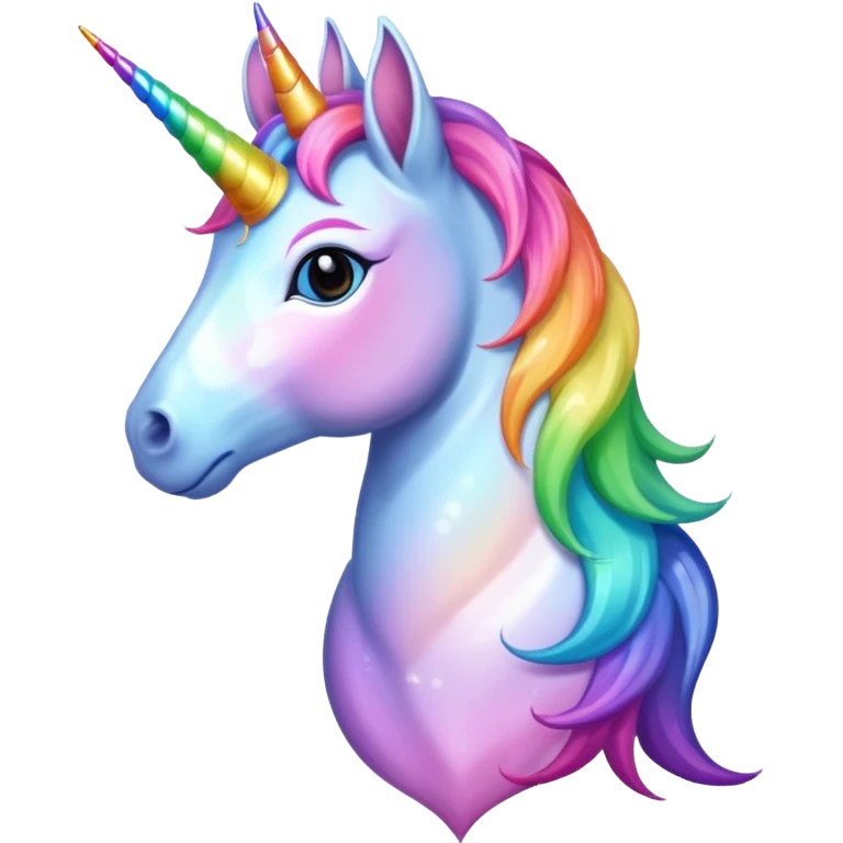 Gay unicorn emoji