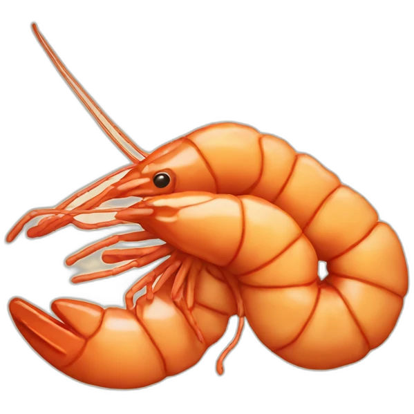 Fried shrimp emoji