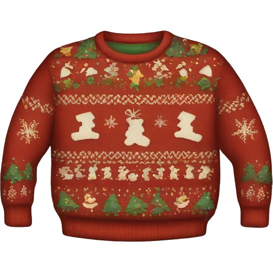 Xmas sweater  emoji
