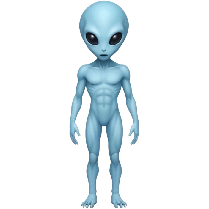 fullbody alien hybrid Essassani emoji