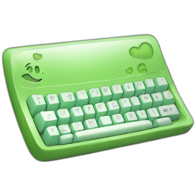 beautiful color keyboard emoji