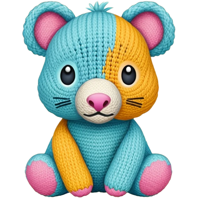 animal knitting emoji