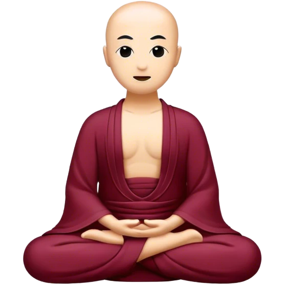 Zen data Burgundy color emoji