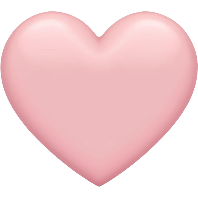 Pastel pink heart emoji