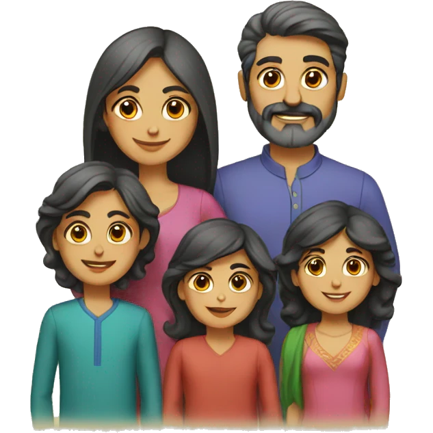 persian family emoji