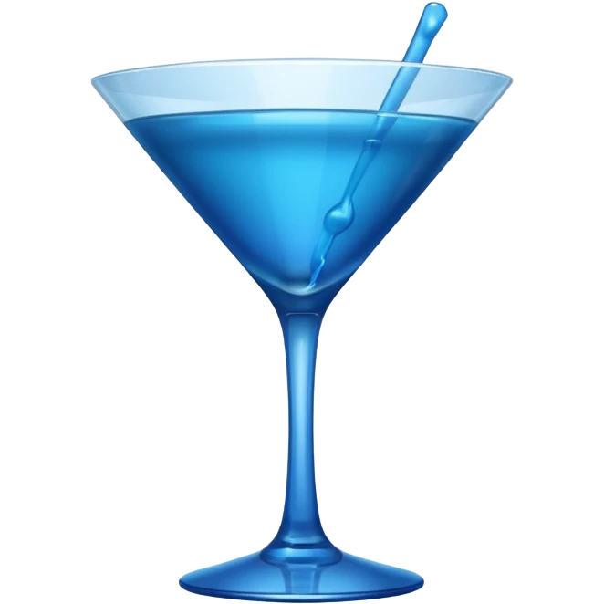 blue martini glass  emoji