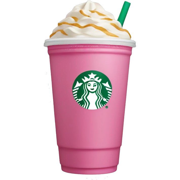 Starbucks pink drink emoji