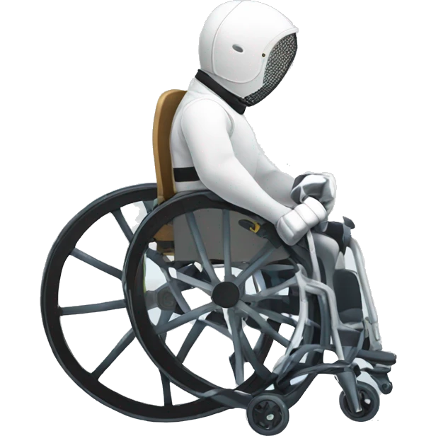 wheelchair fencing emoji