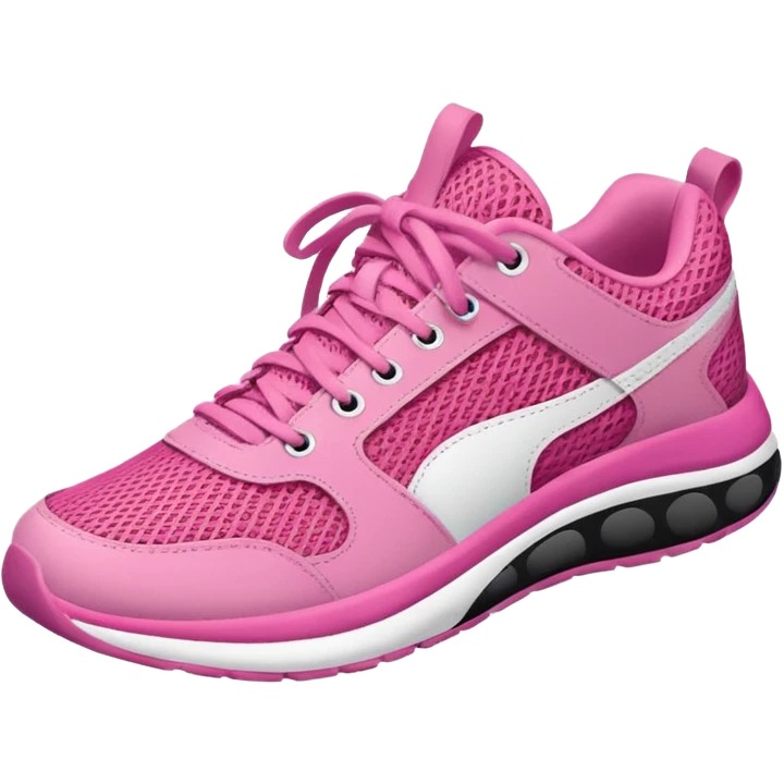 Pink gym sneakers emoji