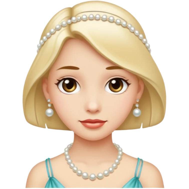 Pearl String Girl emoji