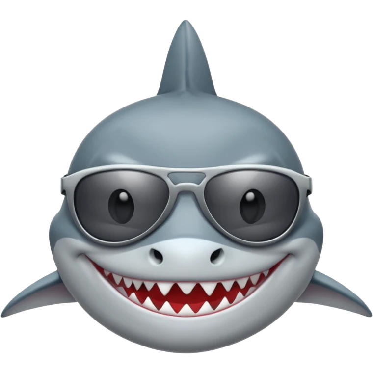 shark with sunglasses  emoji