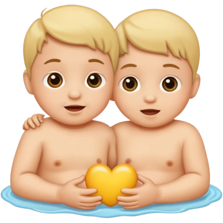 Two babies emoji