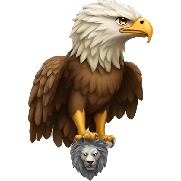 eagle with lion head emoji