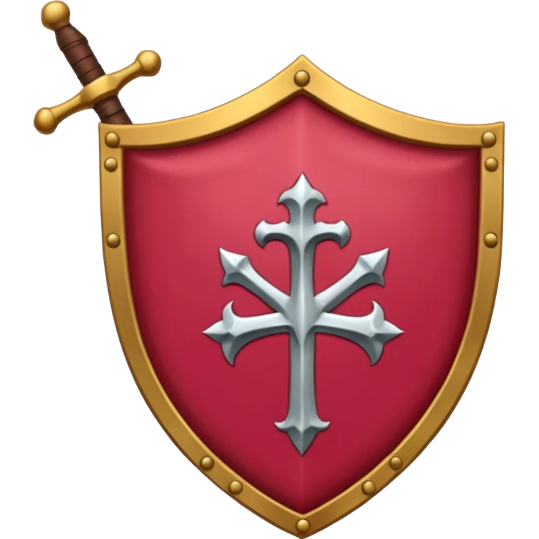 brasão sangrando medieval rosa de sangue vermelha emoji