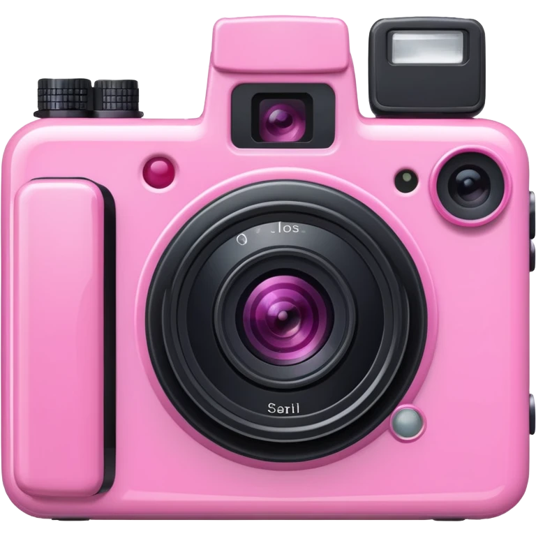 pink camera emoji