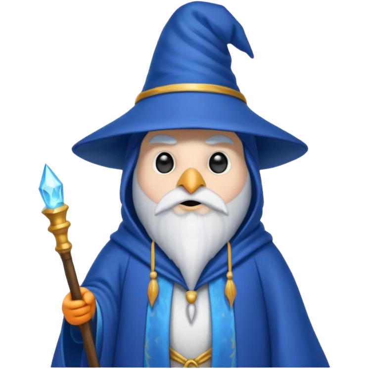 Penguin Wizard emoji