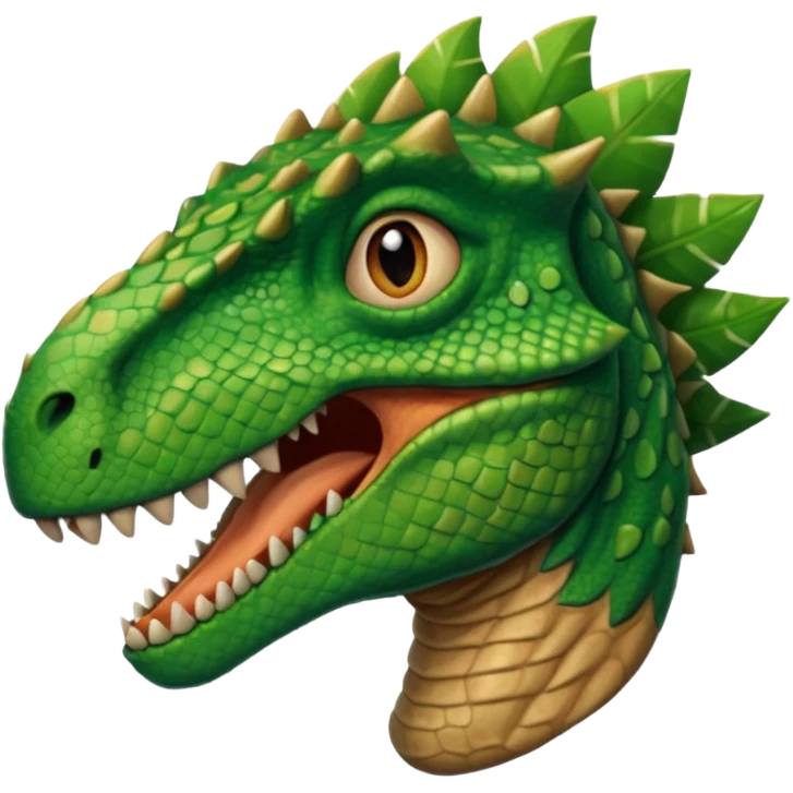  dinosaur head on human body  emoji