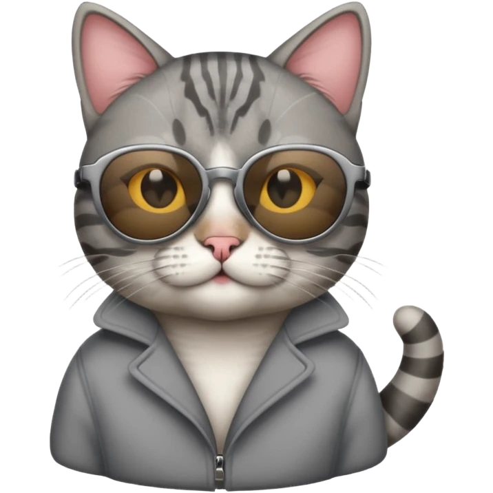 Cat wearing sunglasses emoji