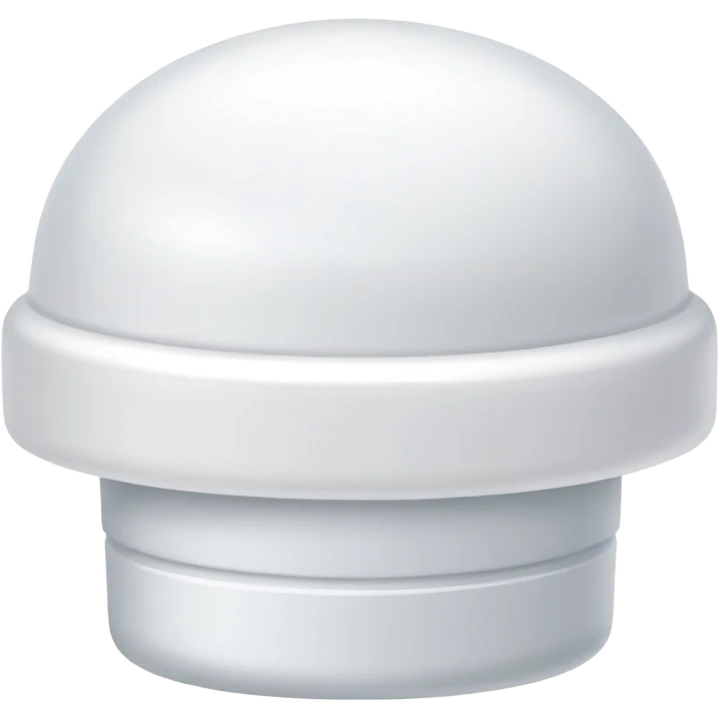 White shampoo cap  emoji