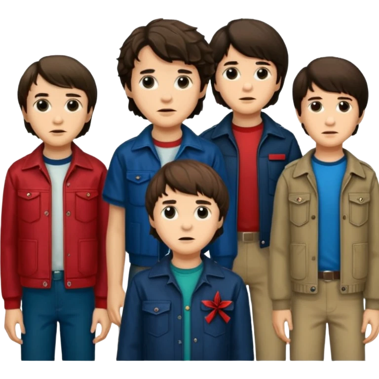 Stranger things stickers emoji