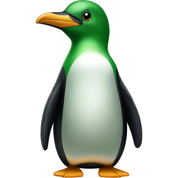 green pinguin emoji